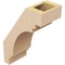 Ekena Millwork 5-inch W x 10-inch D x 14-inch H Pescadero Rough Cedar Woodgrain TimberThane Knee Brace, Primed BRCUR05X10X14PECRCPR - alternate 2